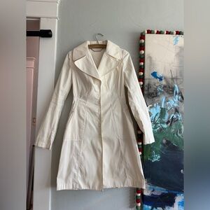 Tahari Elegant Cream Women's Coat XS